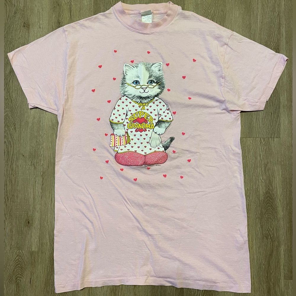 VINTAGE Cat Tshirt / Nightgown